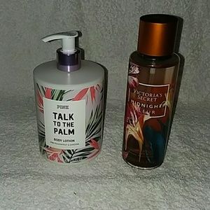 Victoria's Secret spray and lotion